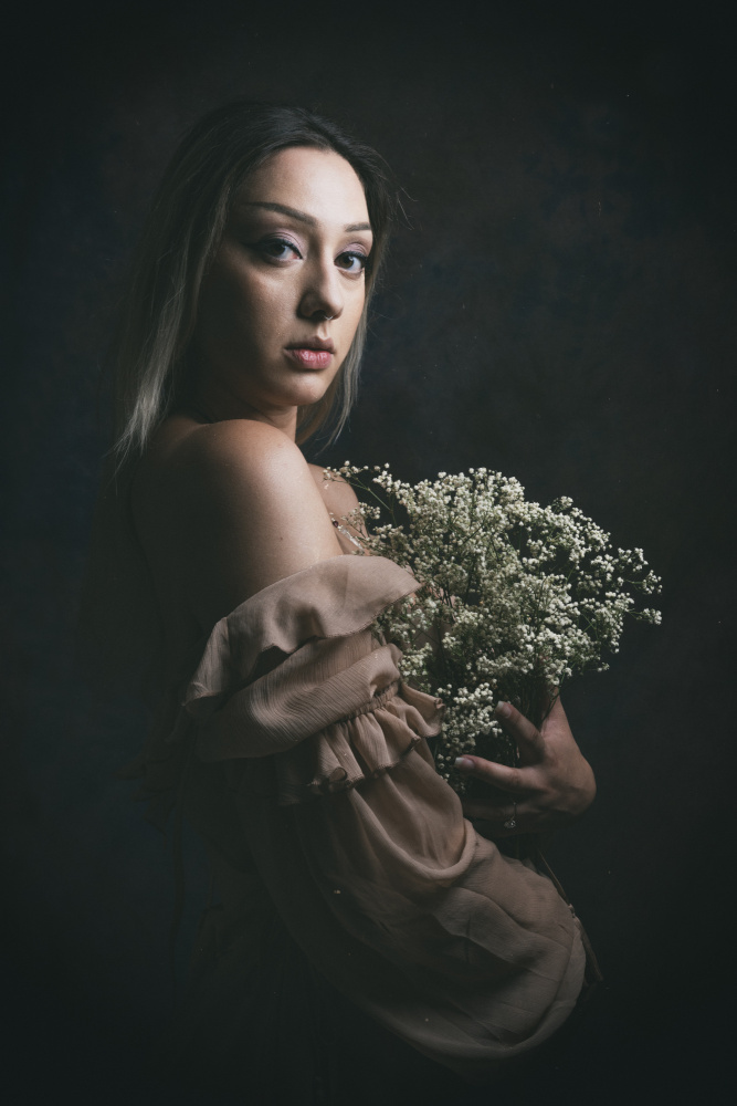 Blumenmädchen von Christian Kurz