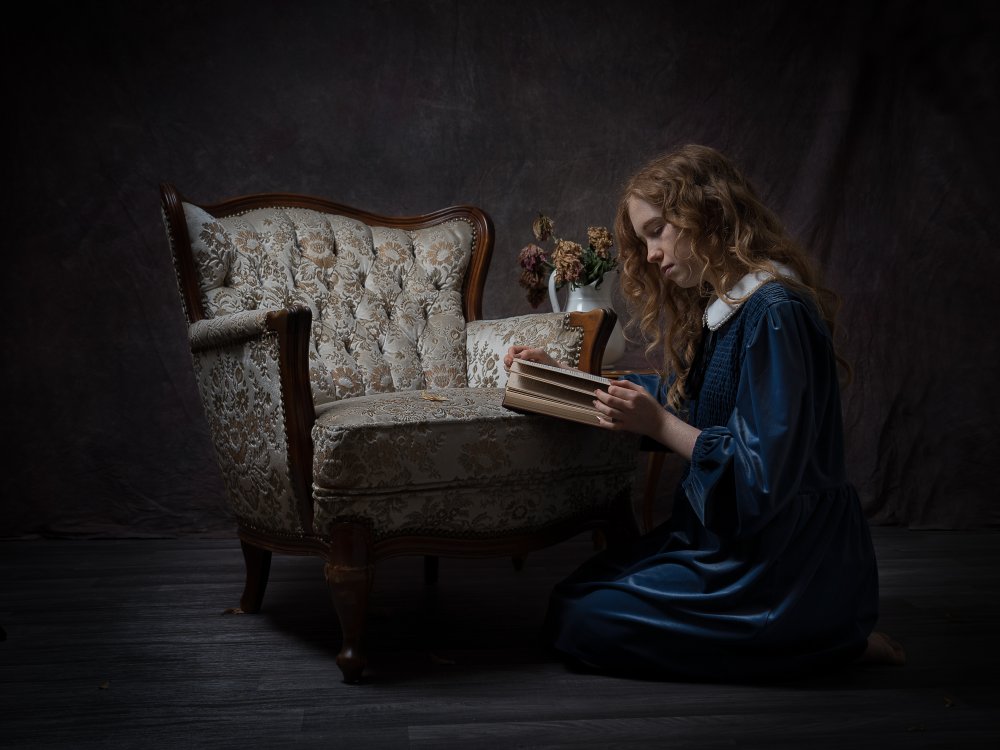 the reading girl von Christian Kurz