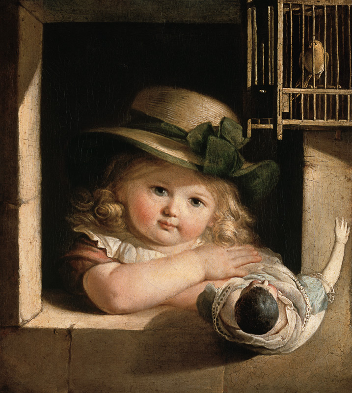 Kind mit Puppe von Christian Leberecht Vogel
