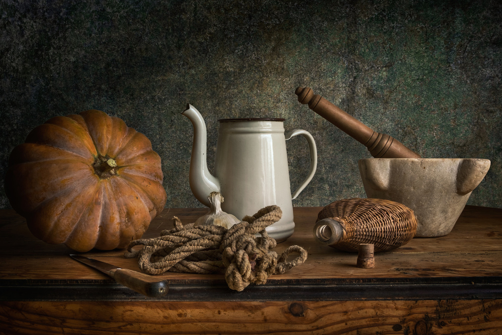 Still Life with Pumpkin II von Christian MARCEL