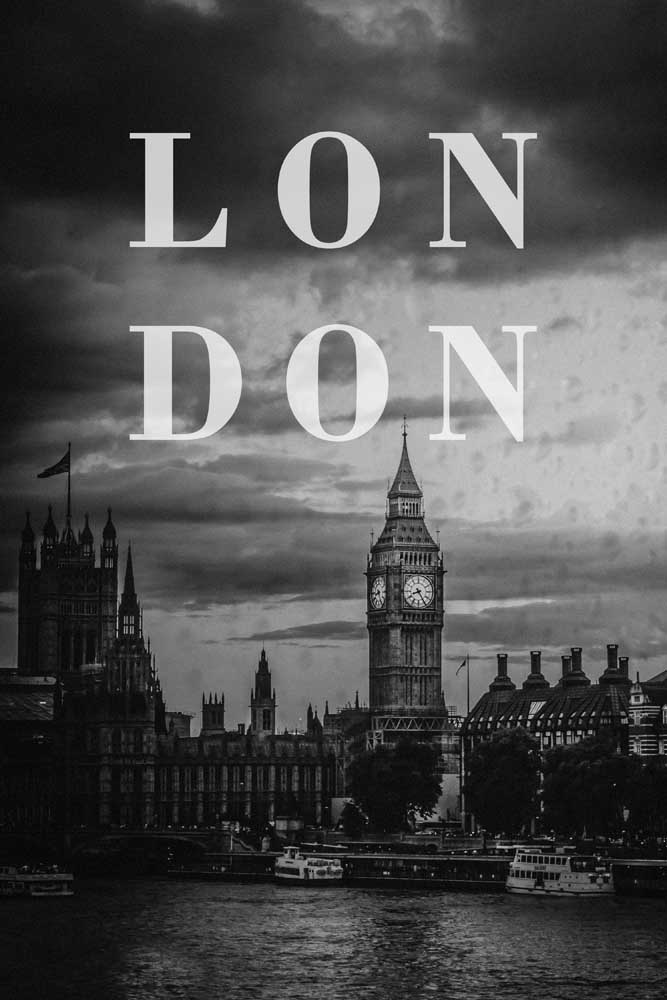 Städte im Regen: London von Christian Müringer