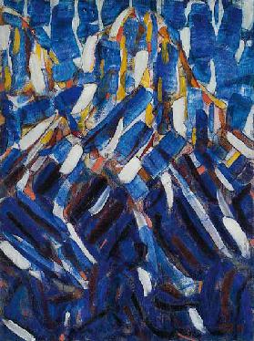 Abstraktion (Der blaue Berg)