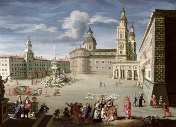 Christ blessing the people of Salzburg von Christof Lederwasch