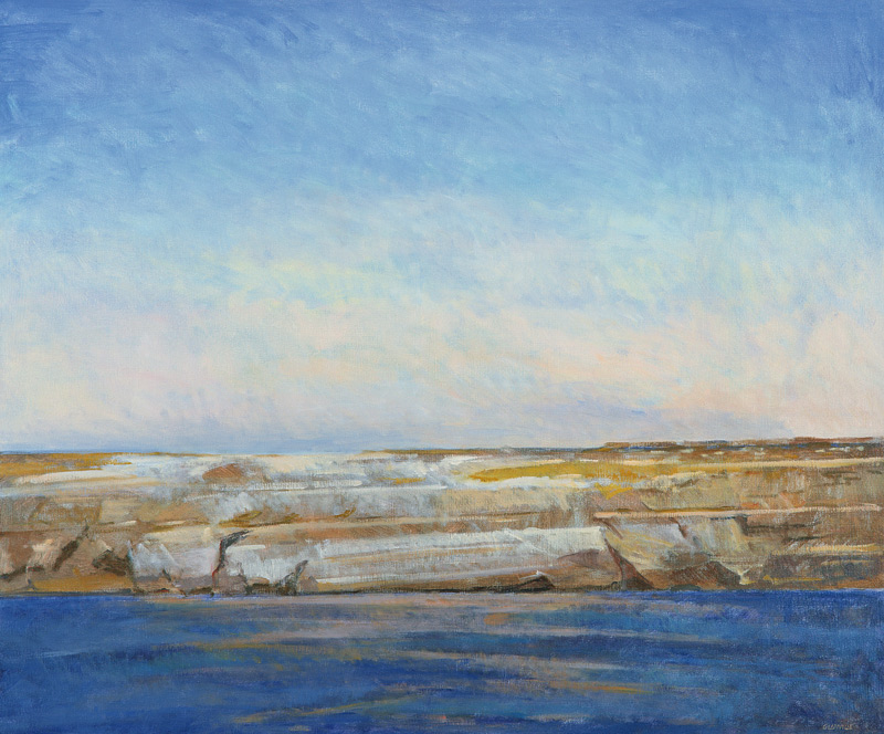 Coastline, Gozo (oil on canvas)  von Christopher  Glanville
