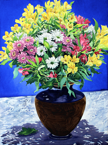 Flowers on Marble von Christopher  Ryland