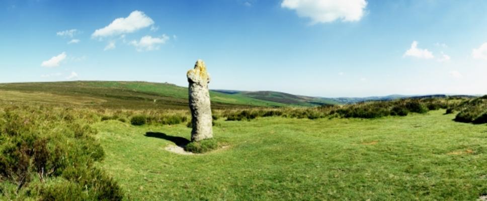 Altes Steinkreuz im Dartmoor von Christopher Timmermann