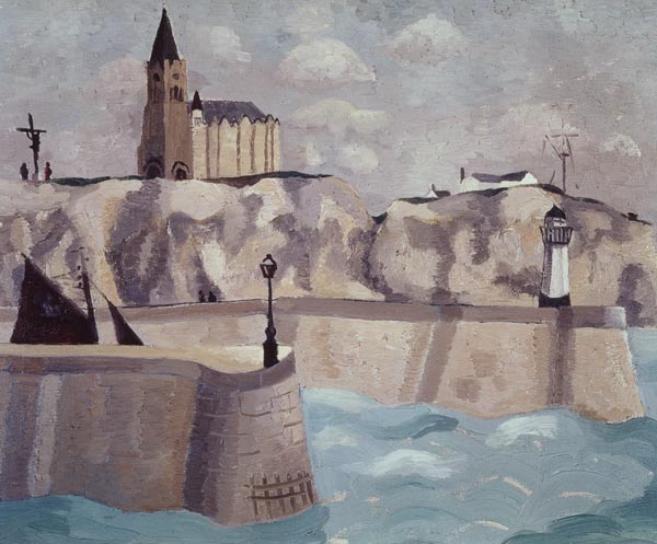 Church on the Cliff, Dieppe von Christopher Wood