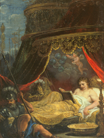 Alexander liest Homer. von Ciro Ferri