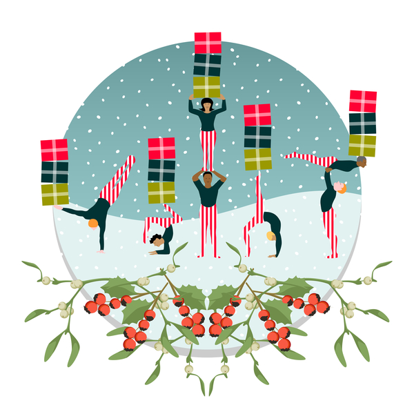 Acrobatic Parcel Delivery von Claire Huntley