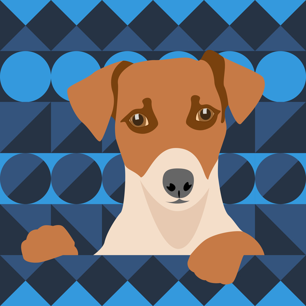 Aztec Dog von Claire Huntley