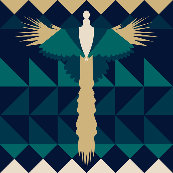 Aztec Peacock von Claire Huntley
