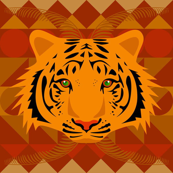 Aztec Tiger von Claire Huntley