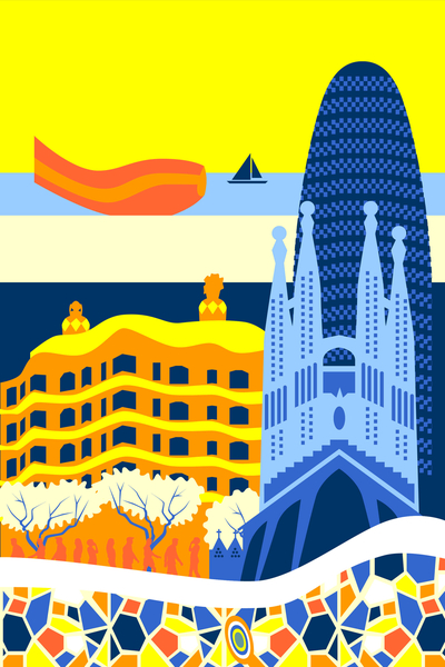 Barcelona von Claire Huntley