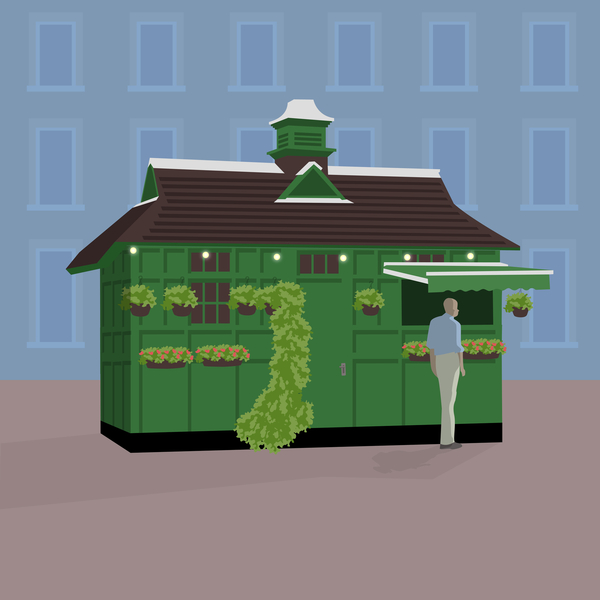 Hackney Carriage Hut, Russell Square von Claire Huntley