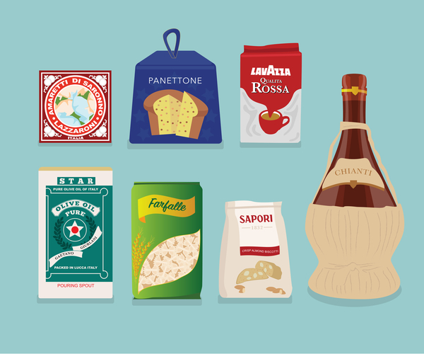 Italian Deli von Claire Huntley