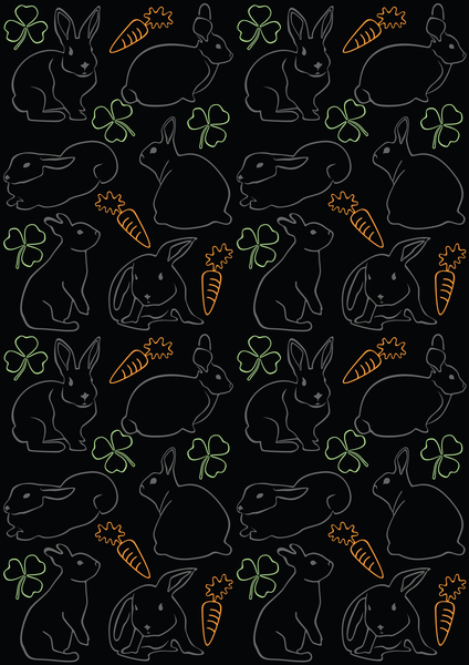 Night Bunnies von Claire Huntley