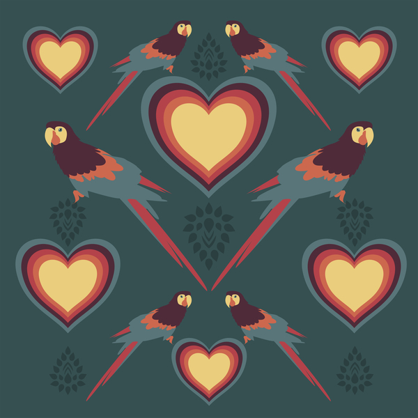 Parrot Love von Claire Huntley