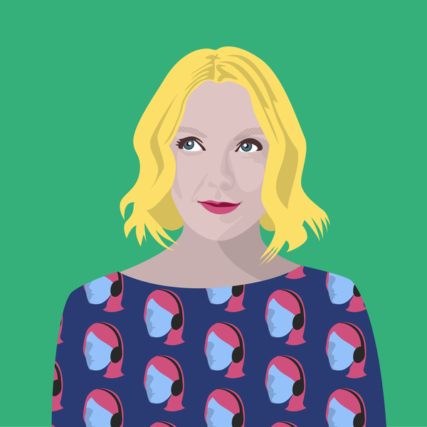 Portrait of Lauren Laverne von Claire Huntley