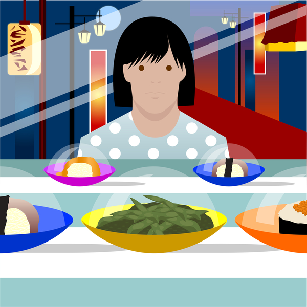 Sushi Train von Claire Huntley