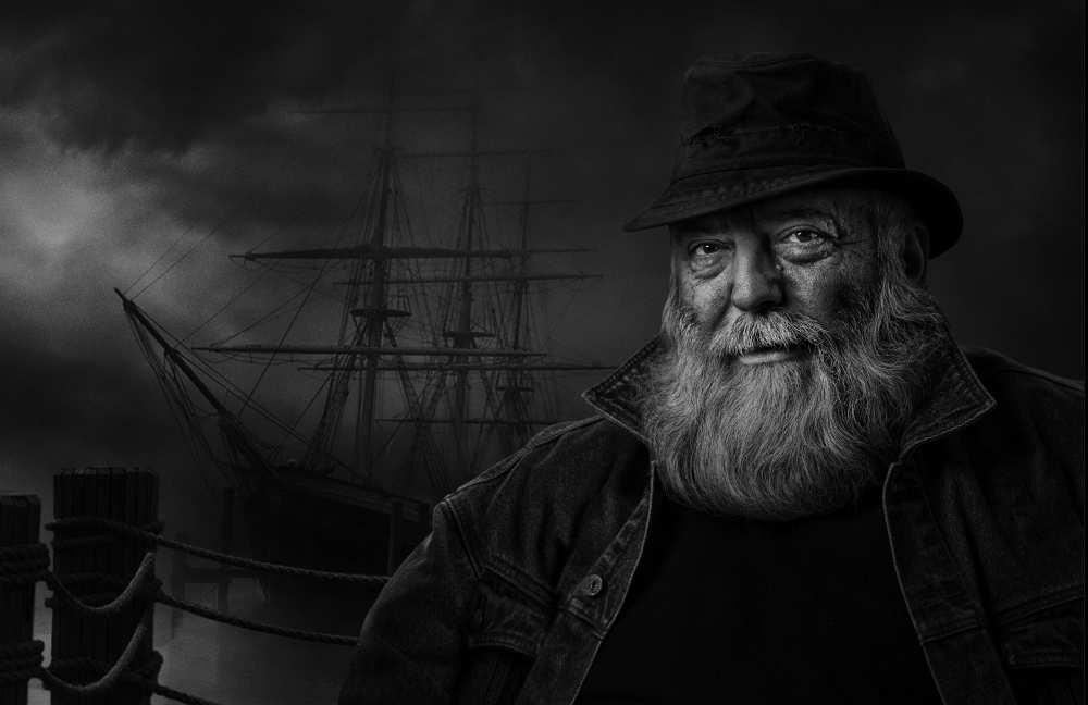 Sitting at the Dock of the Bay von Claude Brazeau