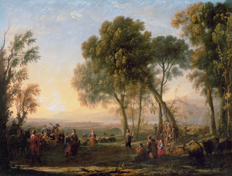 Landscape with a Country Dance von Claude Lorrain