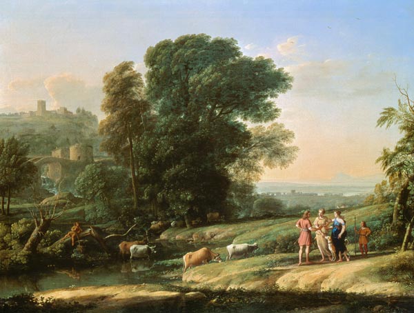 Versöhnung von Cephalus und Procris von Claude Lorrain