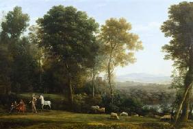 Landscape with Erminia in Discourse with the Old Man and his Sons
