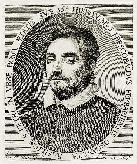 Porträt von Komponist Girolamo Frescobaldi (1583-1643)