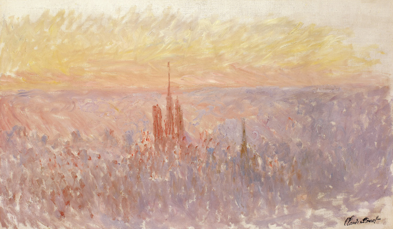 Ansicht von Rouen von Claude Monet