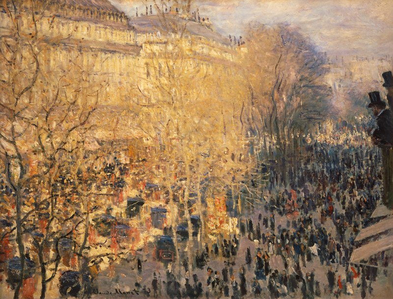 Boulevard des Capucines von Claude Monet