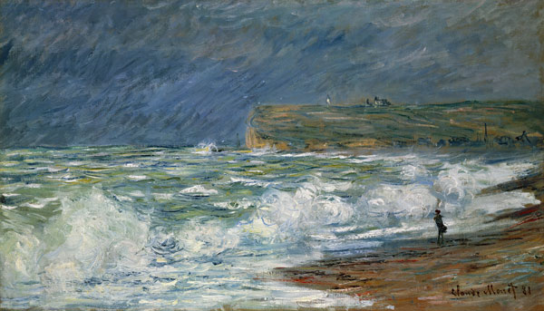 Brandung bei Fécamp von Claude Monet