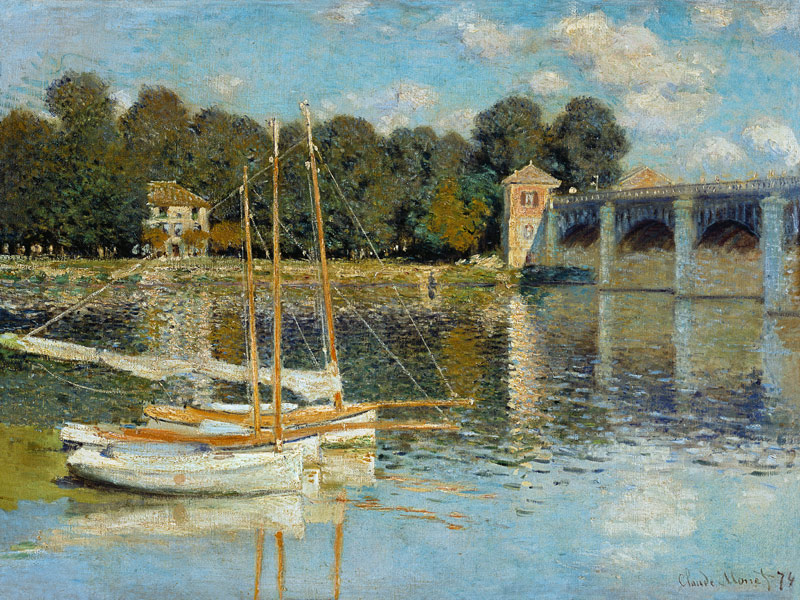 Brücke von Argenteuil von Claude Monet