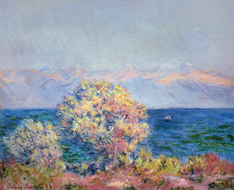 Cap D'Antibes im Mistral von Claude Monet