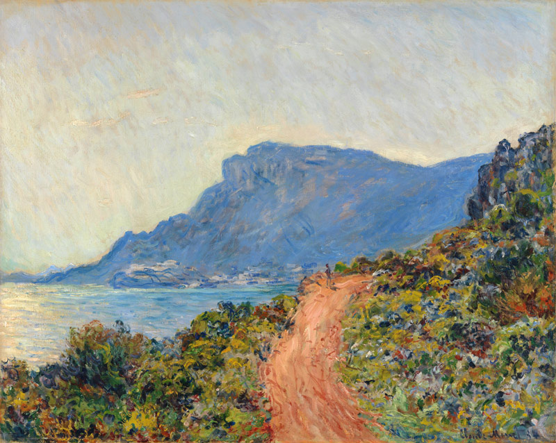 Corniche in der Nähe von Monaco von Claude Monet