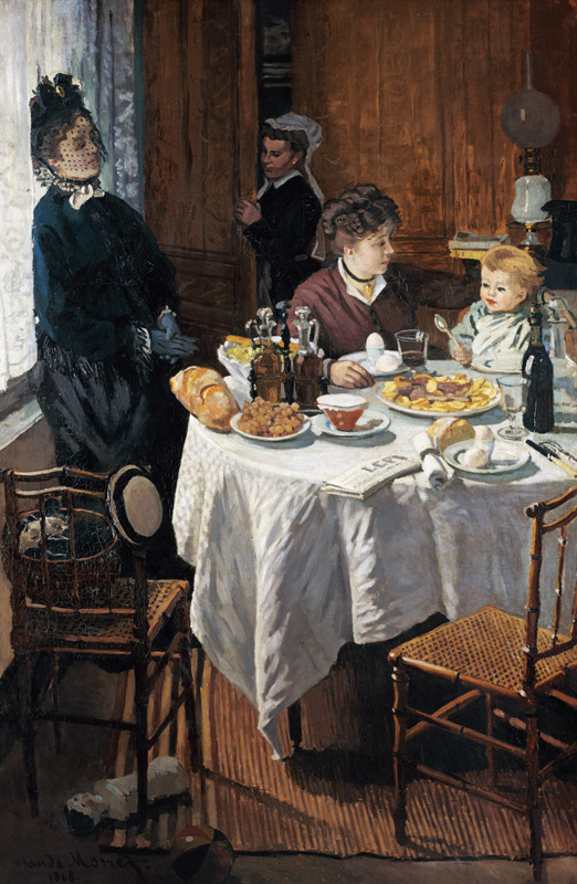 Das Mittagessen von Claude Monet