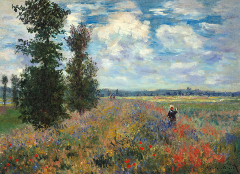 Das Mohnfeld von Claude Monet