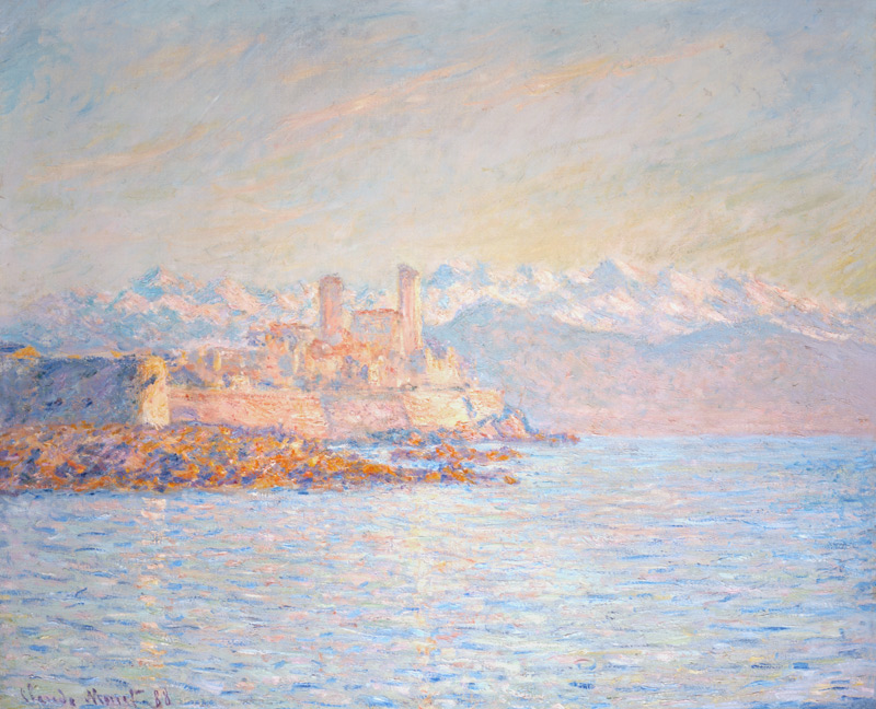 Das alte Fort bei Antibes (auch: Antibes im Nachmittagslicht) von Claude Monet