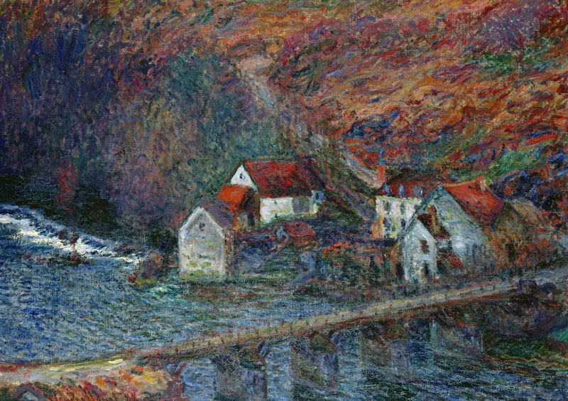 The Bridge at Vervy von Claude Monet