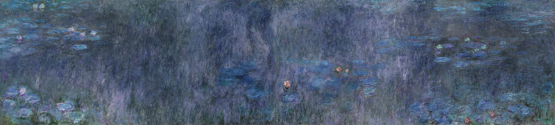 Die Seerosen - Drei Reflektionen von Claude Monet
