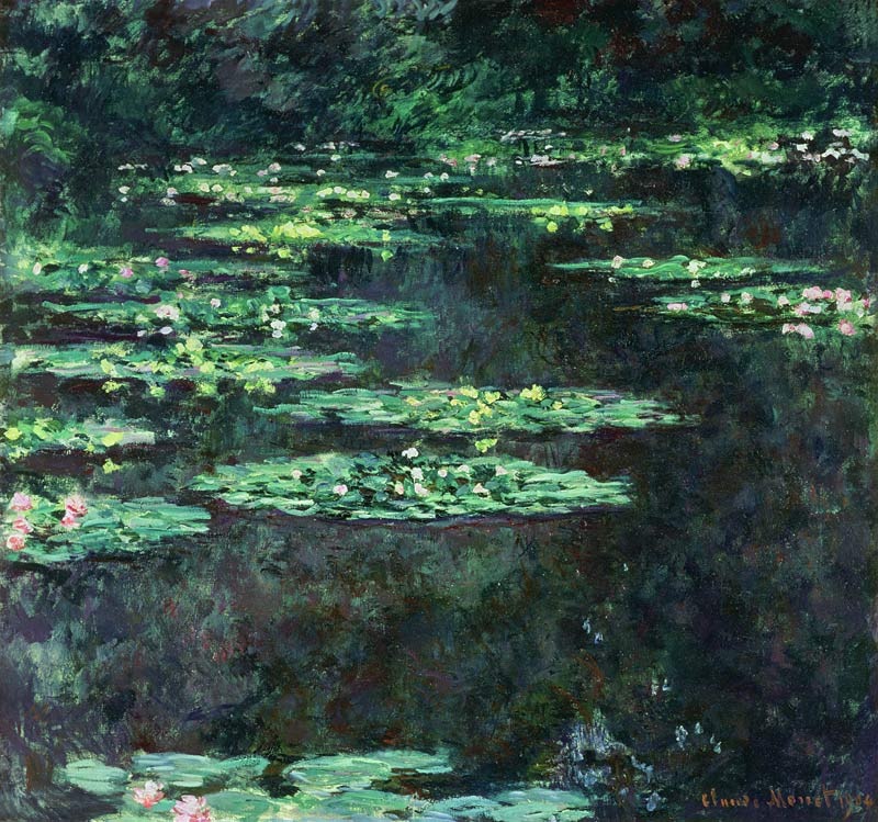 Die Seerosen (Les Nymphéas) von Claude Monet