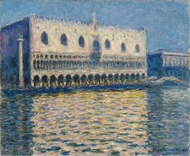 Dogenpalast (Le Palais ducal) von Claude Monet