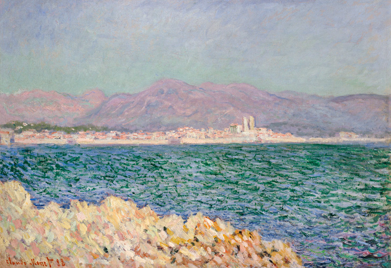Golfe D''Antibes von Claude Monet