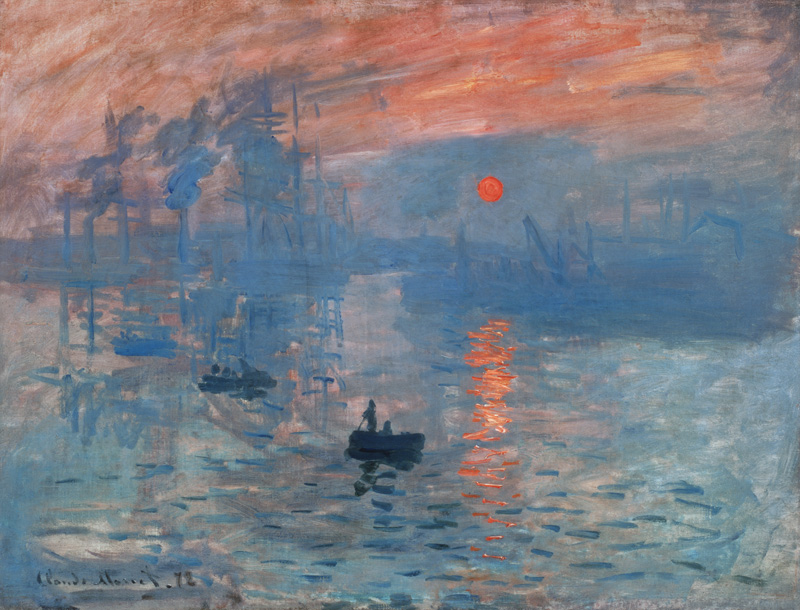 Impression, aufgehende Sonne von Claude Monet