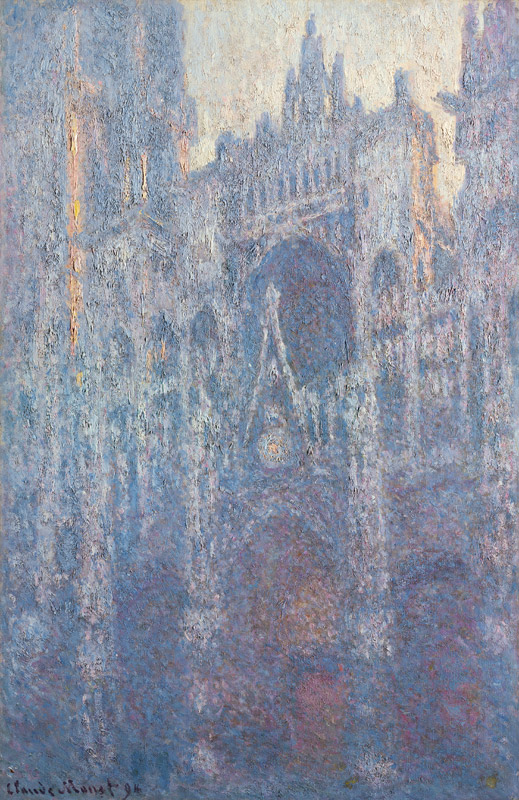 Kathedrale von Rouen in Morgenlicht von Claude Monet