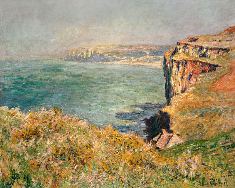 Cliff at Varengeville von Claude Monet