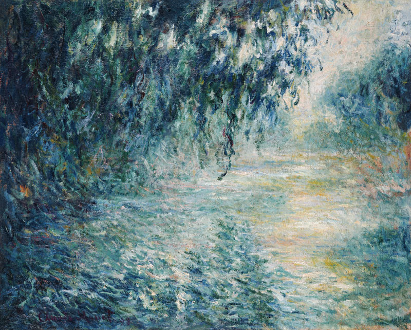 Morgen auf der Seine von Claude Monet
