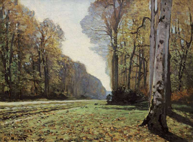 Pave de Chailly, Forest de Fontainebleau von Claude Monet