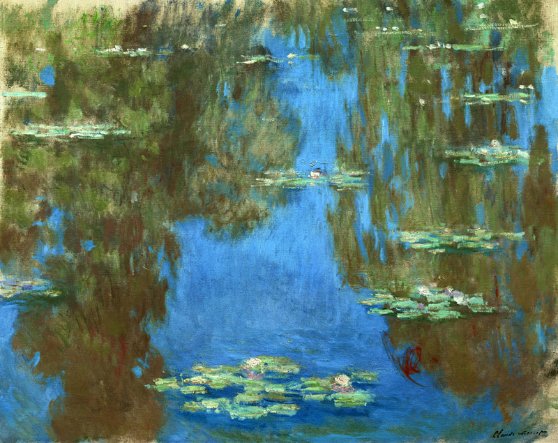Seerosen I von Claude Monet