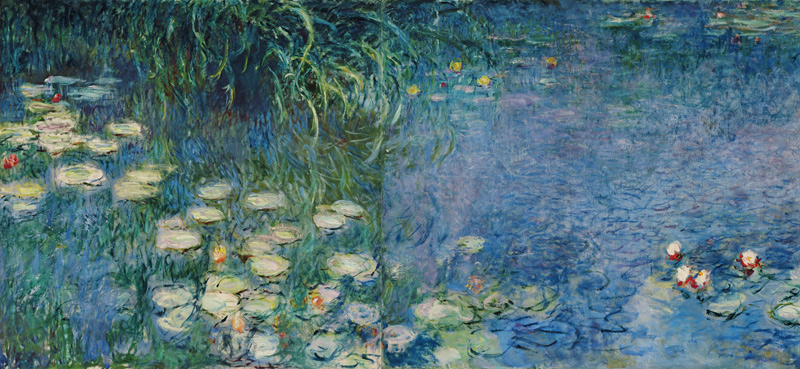 Waterlilies: Morning von Claude Monet