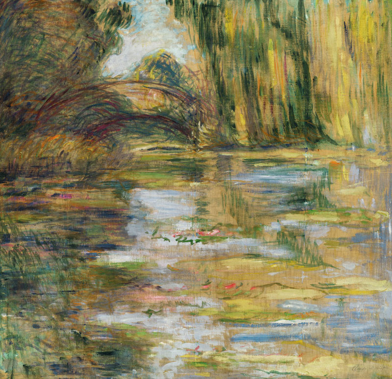 Waterlily Pond: The Bridge von Claude Monet